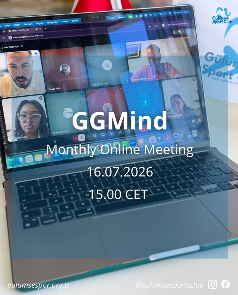 GGMind projesi kapsamında çevrim içi toplantı gerçekleştirildi.